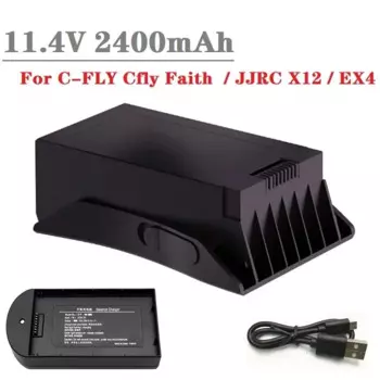 11,4 V 2400mAh зарядное устройство для телефона вера/JJRC X12 / EX4 Дрон RC Квадрокоптер запасные части Аксессуары