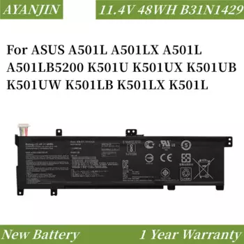 11,4 V 48Wh B31N1429 Аккумулятор для ноутбука ASUS A501L A501LX A501L A501LB5200 K501U K501UX K501UB K501UW K501LB K501LX K501L