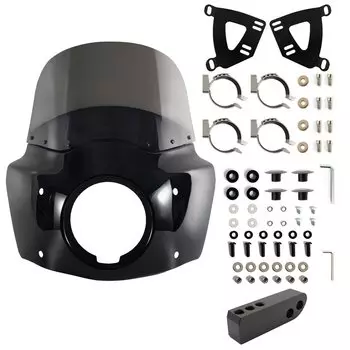 11-дюймовый передний обтекатель мотоцикла для дороги Warrior обтекатель для DYNA 06-17 SOFTAIL STREET BOB LOW RIDER