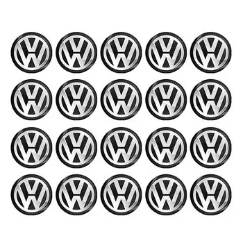 11 мм металлический значок ключа автомобиля, сменные наклейки для Volkswagen VW Polo Passat B5 B6 B7 T4 T5 Golf 4 5 6 Tiguan Jetta Golf