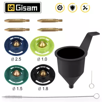 Насадки для пистолета-распылителя Gisam 1.0/1.5/1.8/2.5 мм