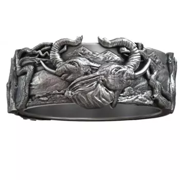 11 г Голова слона Любовь Сердце Саванна Свадебные золотые кольца Индивидуальные кольца из твердого серебра 925 пробы Много размеров 6-13