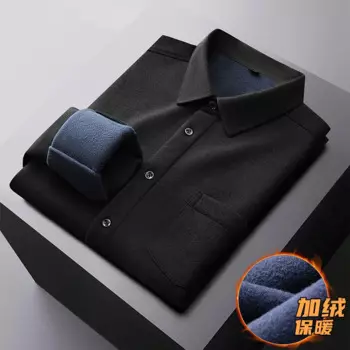 11XL, 8XL, 7XL, мужская флисовая рубашка большого размера, зимняя теплая офисная профессиональная однотонная повседневная одежда с длинными рукавами, пуловер, рубашка