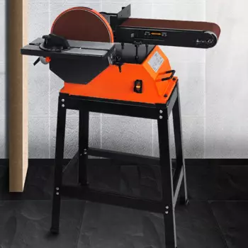 1200 Вт 6*10 ”настольная ленточная шлифовальная машина 2850 об/мин Электрический песочный барабан шлифовальная машина многофункциональная деревообрабатывающая металлическая шлифовальная машина