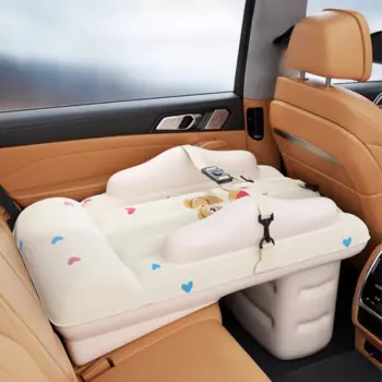 120 Автомобильная детская спальная кровать-портативная дорожная кровать для поездок на большие расстояния, детское автокресло, удобная детская кроватка для путешествий.