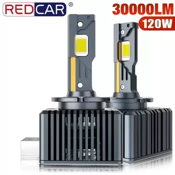 120 лм 5070 Вт D3S светодиодные лампы для автомобильных фар D3R D1S D2S D4S D2R D3R D4R Turbo LED 6500 CSP Canbus автомобильные фары K белый 12 В