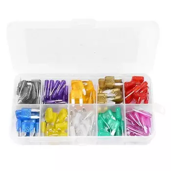 120 шт. мини-предохранители для автомобилей, автомобильный предохранитель, комплект предохранителей, аксессуары для грузовиков 2A/3A/5A/7,5A/10A/15A/20A/25A/30A/35A