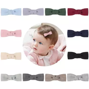 120 шт./партия, заколки для волос с бантом, 1,6 дюйма