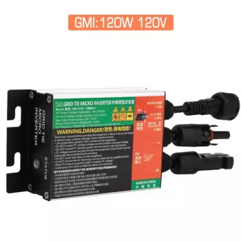 120 Вт-300 Вт Солнечный микроинвертор MPPT Grid Tie Чистая синусоида Инвертор DC18-50V Grid Tie Мини-инвертор Домашняя солнечная система на сетке