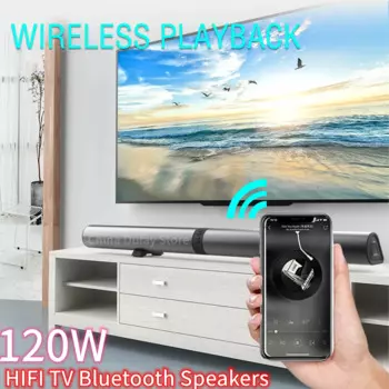 120 Вт HIFI TV Soundbar Bluetooth колонки с 2-в-1 съемный домашний кинотеатр Shengba звуковая система HDMI/AUX/BT/OPT/FM соединения