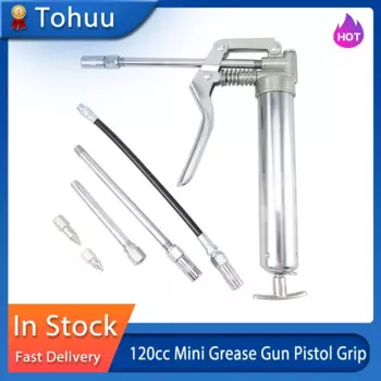 120CC мини GreasePistol зернистая Смазка масло машина Lube инструмент для Авто ремонта смазки ручной инструмент транспортного средства