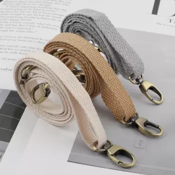 120CM Adjustable Canvas Bag Strap For Women's Crossbody Messenger Shoulderbag Colored Accessories for Handbags Accessories Strap