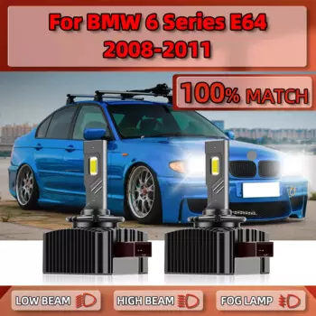 120W D1S автомобильные лампы для передних фар 6000 лм, автомобильные HID Ксеноновые фары 2008 K 12 в 24 В для BMW 6 серии E64 2009 2010 2011