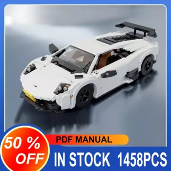 1251 шт., Детский конструктор «суперспортивный автомобиль»