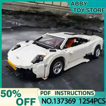 1254 шт., Детский конструктор «суперспортивный автомобиль»