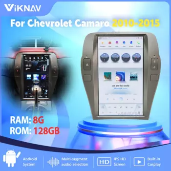 128 ГБ Android 11 автомобильный мультимедийный плеер для Chevrolet Camaro 2010-2015 автомобильный радиоприемник стерео GPS Carplay Wi-Fi 4G сенсорный экран