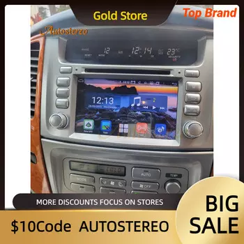 128 ГБ для TOYOTA Land Cruiser 100 LC100 LX470 2003-2007, автомобильный DVD-плеер, Android 10, мультимедиа, GPS-навигация, автомобильное радио, головное устройство