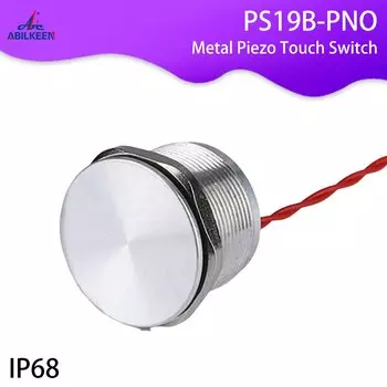12/16/19/22/25/30 мм IP68 Водонепроницаемый Мгновенный кнопочный переключатель из нержавеющей стали металлический пьезосенсорный переключатель