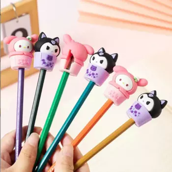 12/24 шт. Sanrio карандаши-точила, милые карандаши My Melody Kuromi для детей и студентов, школьные принадлежности, оптовая продажа, приз