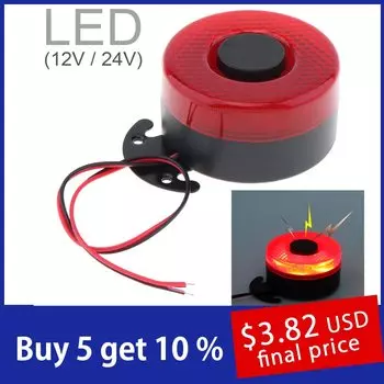 12/24 В, аксессуары для заднего хода, звуковой сигнал, автомобильное предупреждающее устройство, резервное копирование автомобиля, звуковой сигнал, сирена светильник кой для автомобилей