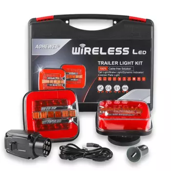 12/24V Беспроводной магнитный прицеп задний фонарь динамический светодиодный задний фонарь универсальный задний прицеп фонари для грузовика караван грузовик автобус
