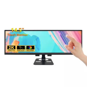 12,3/14,5 дюймов 2K 2560x72 0 IPS HDMI Внешний вторичный экран сенсорный монитор Built-in кронштейн динамика вспомогательный портативный дисплей