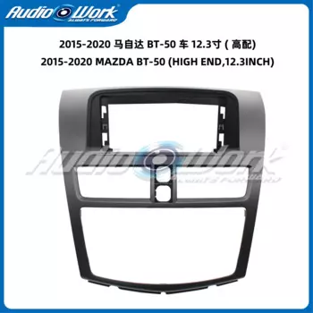 12,3 дюймовая 2 Din Автомобильная аудиорамка GPS-навигация панель автомобильный DVD пластиковая рамка Fascia Для 2015-2020 MAZDA BT-50 HIGH END
