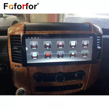 12,3 дюймовый Android 13 автомобильный GPS-радиоприемник для Mercedes Benz Sprinter 907 910 2018-2022 4G LTE WiFi DSP Carplay автомобильный навигатор плеер