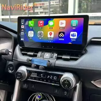 12,3-дюймовый автомобильный радиоприемник с экраном Android 14 для Toyota RAV4 Prime XSE 2021 2022 2020 2019, мультимедийный видеоплеер, GPS Carplay HeadUnit
