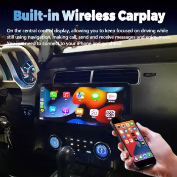 12,3 дюймовый мультимедийный видеоплеер Carplay Авто Стерео GPS навигация автомобильное радио для Chevrolet Camaro 2008 2009 2014 2015 Android13