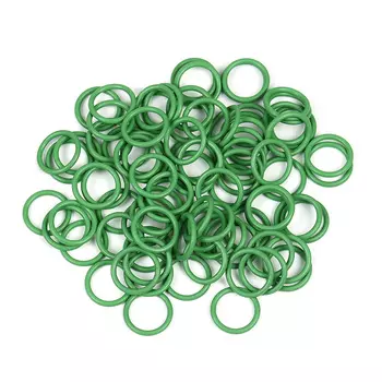 (12,42 x 1,78 мм) # 10R12 NBR резиновое уплотнительное кольцо, комплект уплотнительных колец для автомобильного кондиционера, автомобильная труба переменного тока, зеленые уплотнительные кольца, уплотнительные кольца