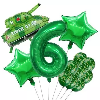 12 камуфляжных шаров военного стиля