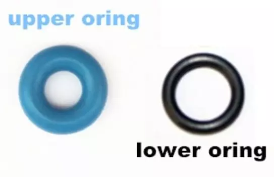 12 комплектов оптом, комплект резиновых уплотнений для форсунки # 28101893 верхняя часть нижней оси для Chevrolet GMC (AY-O2210+2211)