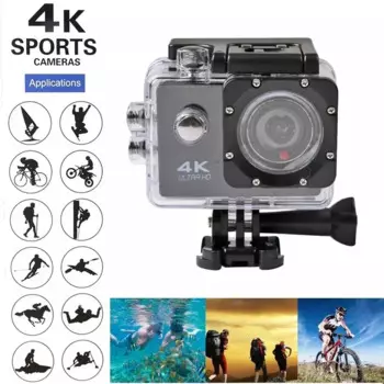 12-мегапиксельная экшн-камера с Wi-Fi, 4K, 25 кадров в секунду Ultra HD 170D Go, водонепроницаемая, Pro Sport DV, шлем, цифровая камера для записи видео, спортивная камера