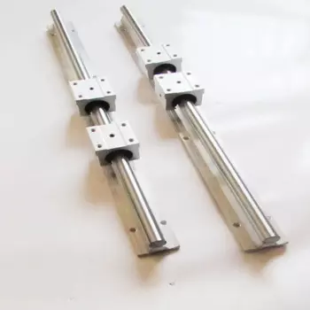 12 мм линейная направляющая SBR12 L 200 мм рельсы 2 шт. + 4 шт. SBR12UU блоки для ЧПУ для 12 мм линейных опорных рельсов вала