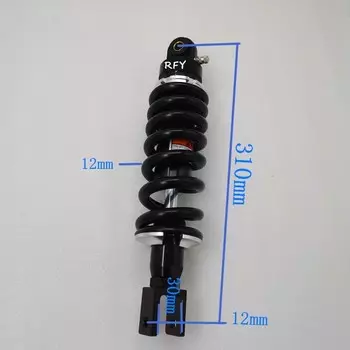 12 мм пружина 310 мм 325 мм 345 мм 360 мм мотоциклетный амортизатор для HORNET 600 NX 250 VN800 FAZER 600 NINJA 250 MT09 MT-07