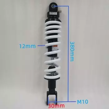 12 мм пружина 380 мм 400 мм 430 мм 450 мм мотоциклетный амортизатор для Honda XRV 750 CRF230 XR 250 XRV 750 XR400 CRF300 XL600 VF1000
