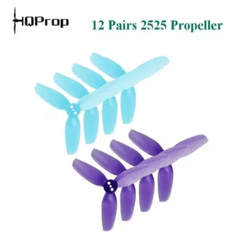 12 пар 24 шт. HQprop HQ 2025 2X2.5X3 2 дюйма 3 лопасти/три лопасти пропеллер Prop для бесщеточного двигателя FPV RC гоночного дрона