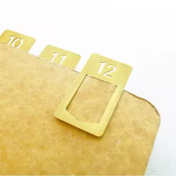 Винтажные медные закладки для книг от Fromthenon