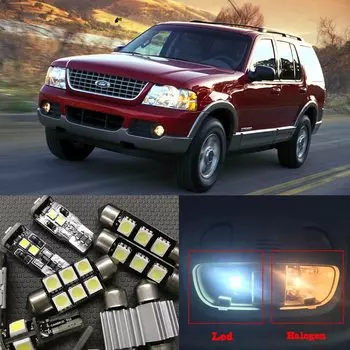 12 шт., белые светодиодные лампы посылка автомобиля Ford Explorer 2002 2003 2004 2005