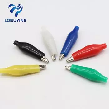 12 шт., изоляционные металлические зажимы «крокодил» LOSUYINE 28мм