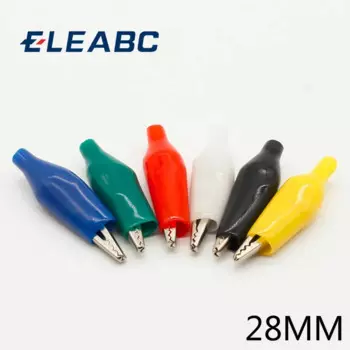 12 шт. изоляционные металлические зажимы типа крокодил ELEABC 28 мм