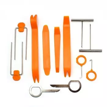 12 шт./компл. автомобильное радио, дверной зажим, Панель Даш Аудио Удаление открытый установщик рычажный инструмент для авто автомобиль для BMW Аудио Удаление, при извлечении с трудом