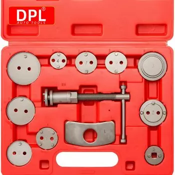 12 шт./компл., универсальный автомобильный суппорт дискового тормоза, набор инструментов для замыкания тормозного поршня, набор инструментов для ремонта автомобилей, гаража