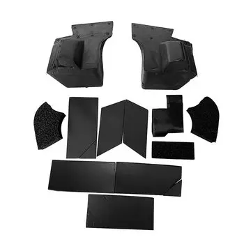 12 Шт. Комплект Жесткого Верхнего Уплотнения Для Jeep Wrangler JL 2018-2024, Черный АБС-материал Для Ремонта Протечек Дождя
