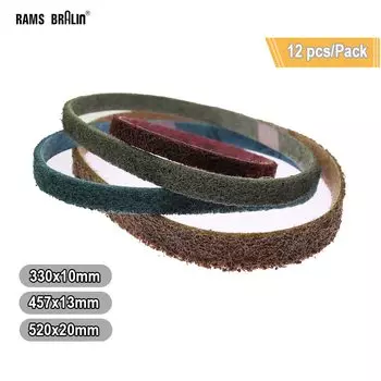 12 шт., нейлоновые абразивные шлифовальные ленты 330/457/520 мм