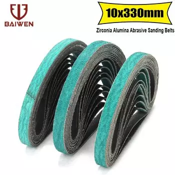 12 шт., шлифовальные ленты 10 мм * 330 мм, зернистость 60 80 120