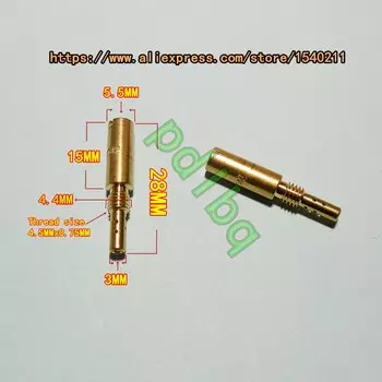 (12 шт./упак.) N424-22 пилот/медленное реактивный 3 мм от мелкодисперсной головка ATC250R (81-82) Vulcan 700/750/1500 (87-99) пилот Jet