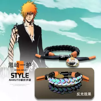 12 стилей отбеливатель Kurosaki Ichigo Inoue Orihime Kuchiki ручная работа яркий браслет для подарка