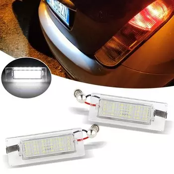 12 В 18 светодиодов, лампа заднего номерного знака автомобиля, белый 6000 К для Fiat Ducato Peugeot Boxer Citroen Jumper Bus/Kasten 2006-2020